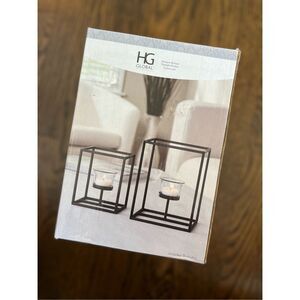 NEW HG Global 6-piece Wrought Iron Tealight Holders